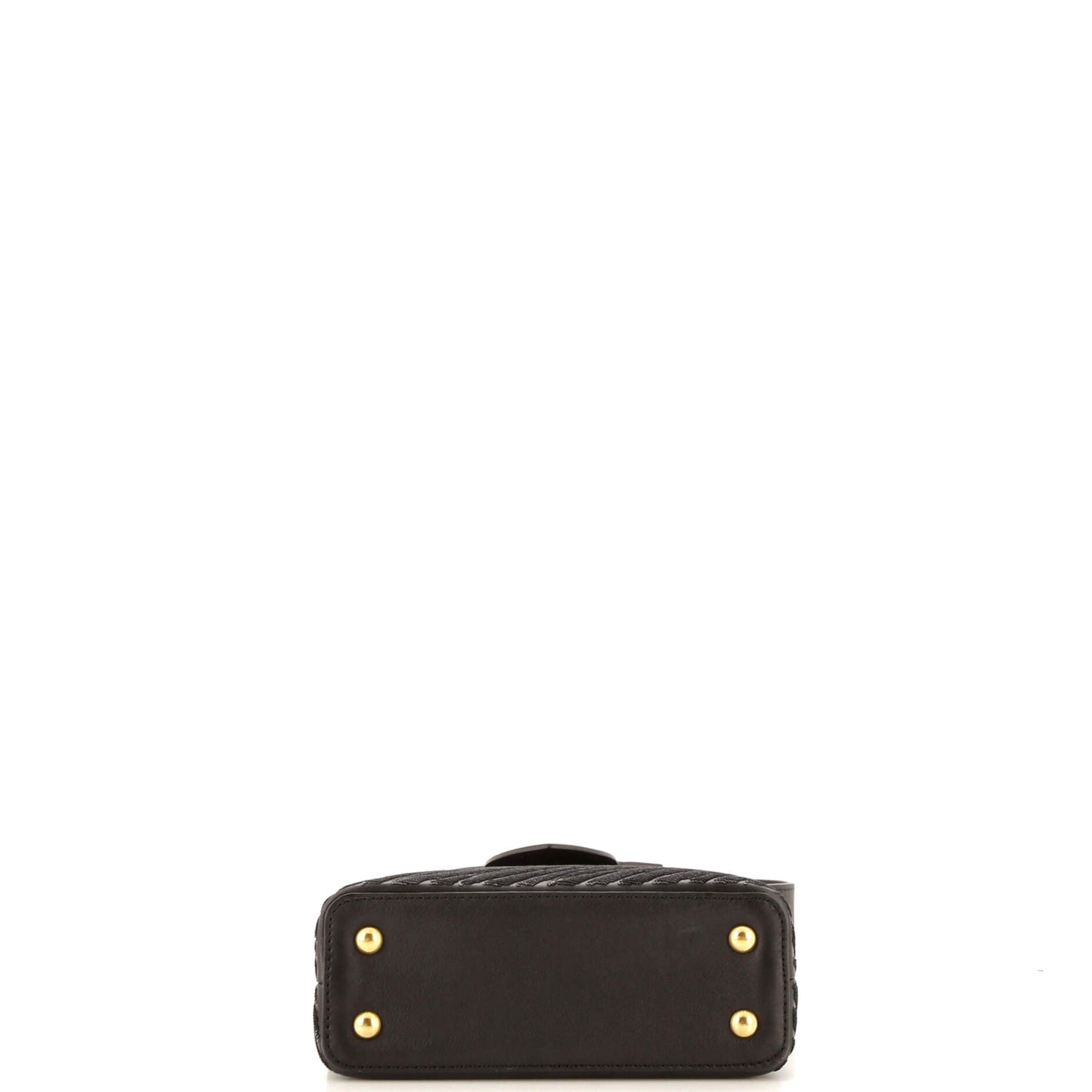 Capucines Bag Sequins with Leather Mini