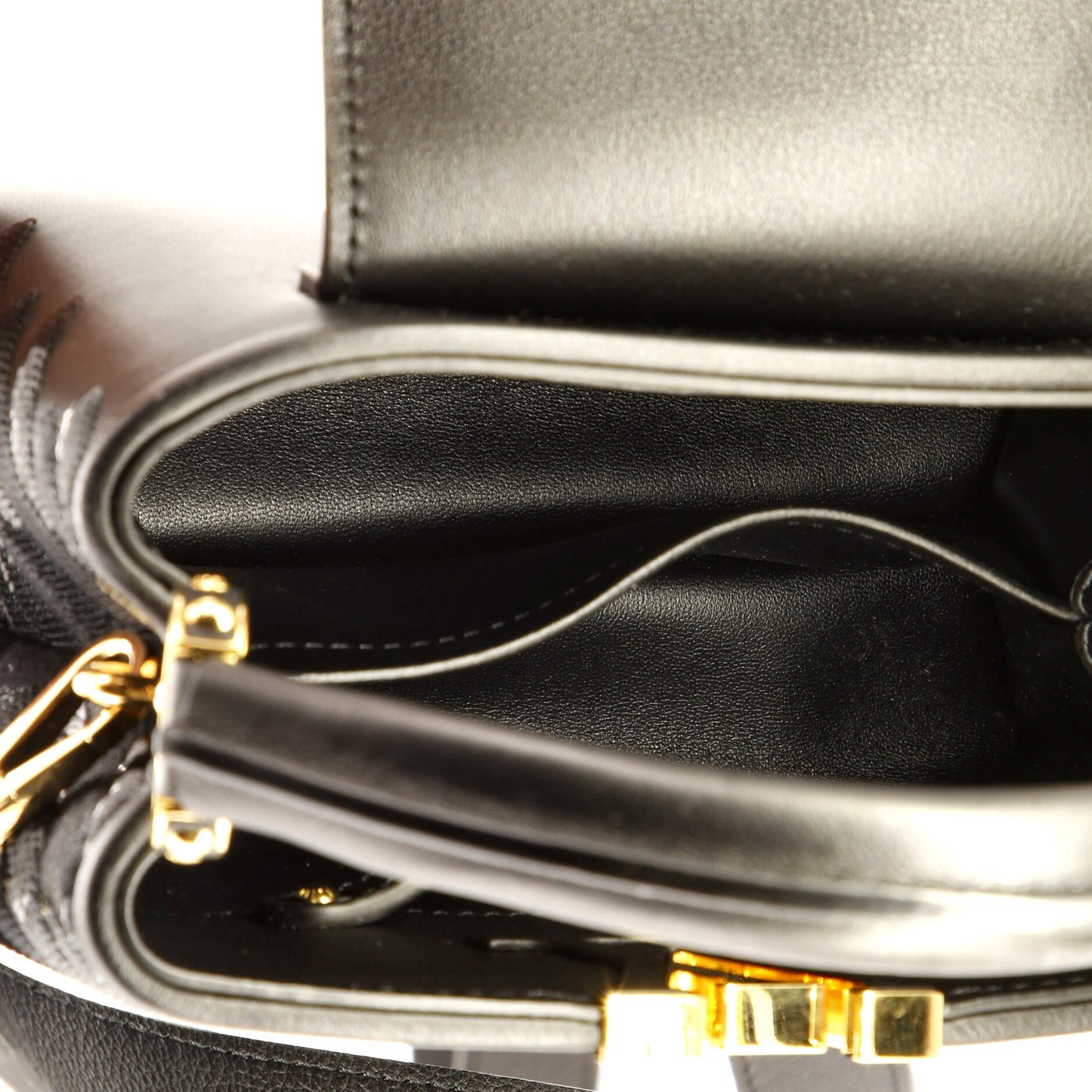 Capucines Bag Sequins with Leather Mini