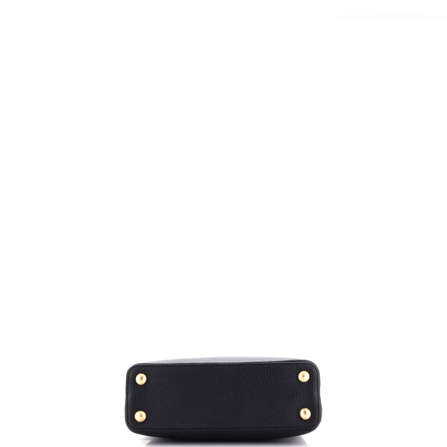 Metal Handle Capucines Bag Leather BB