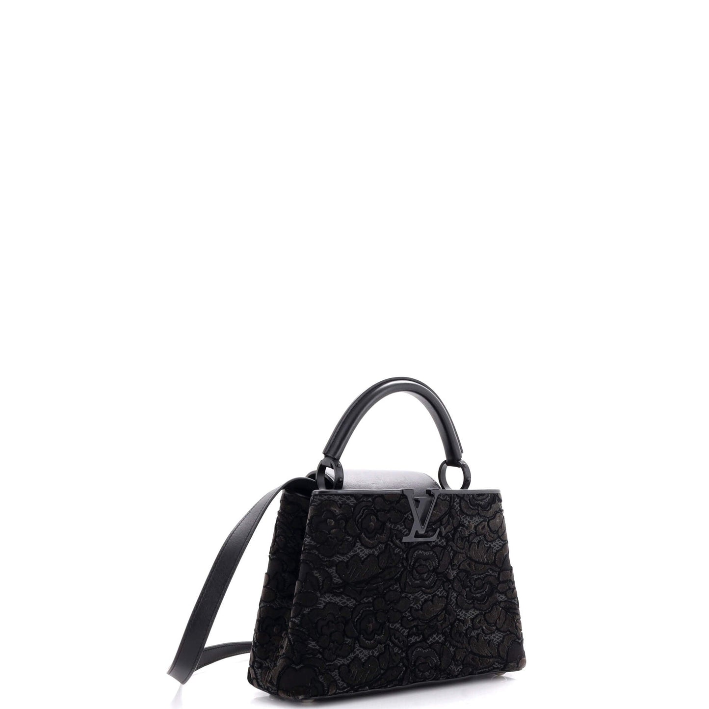 Capucines Bag Embroidered Velvet BB