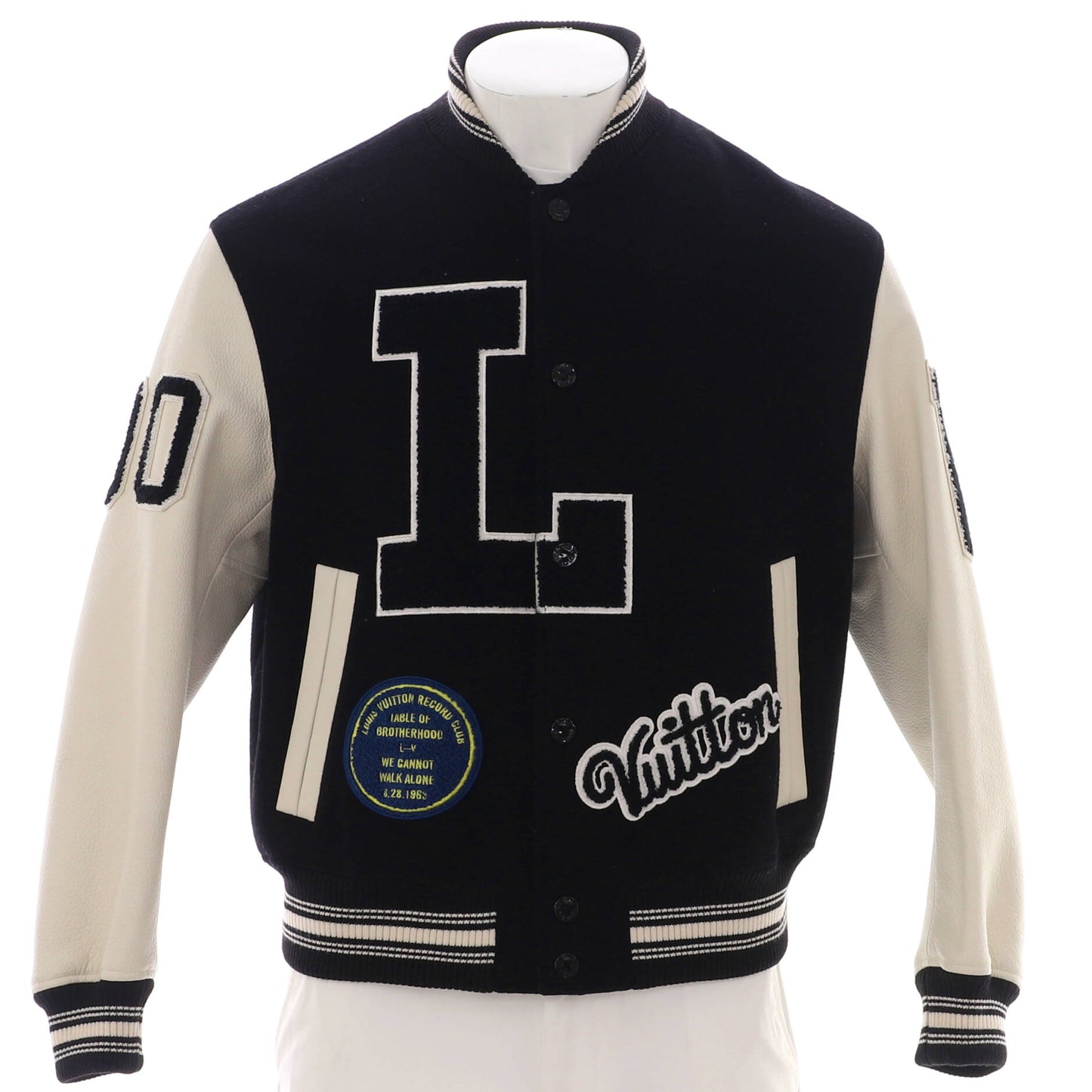 Men's Dreaming Varsity Jacket Wool Cashmere Blend and Leather