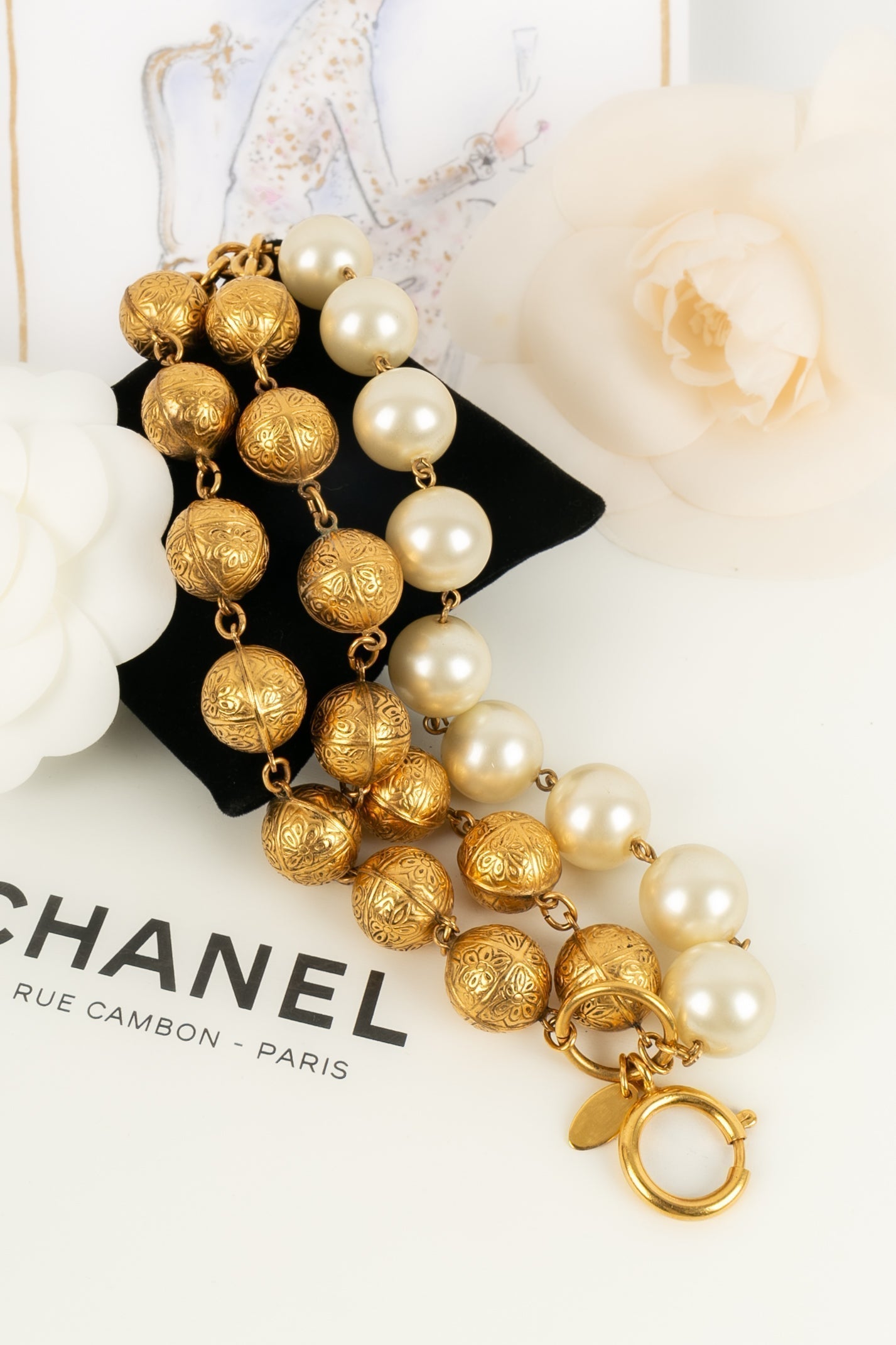 Bracelet de perles Chanel