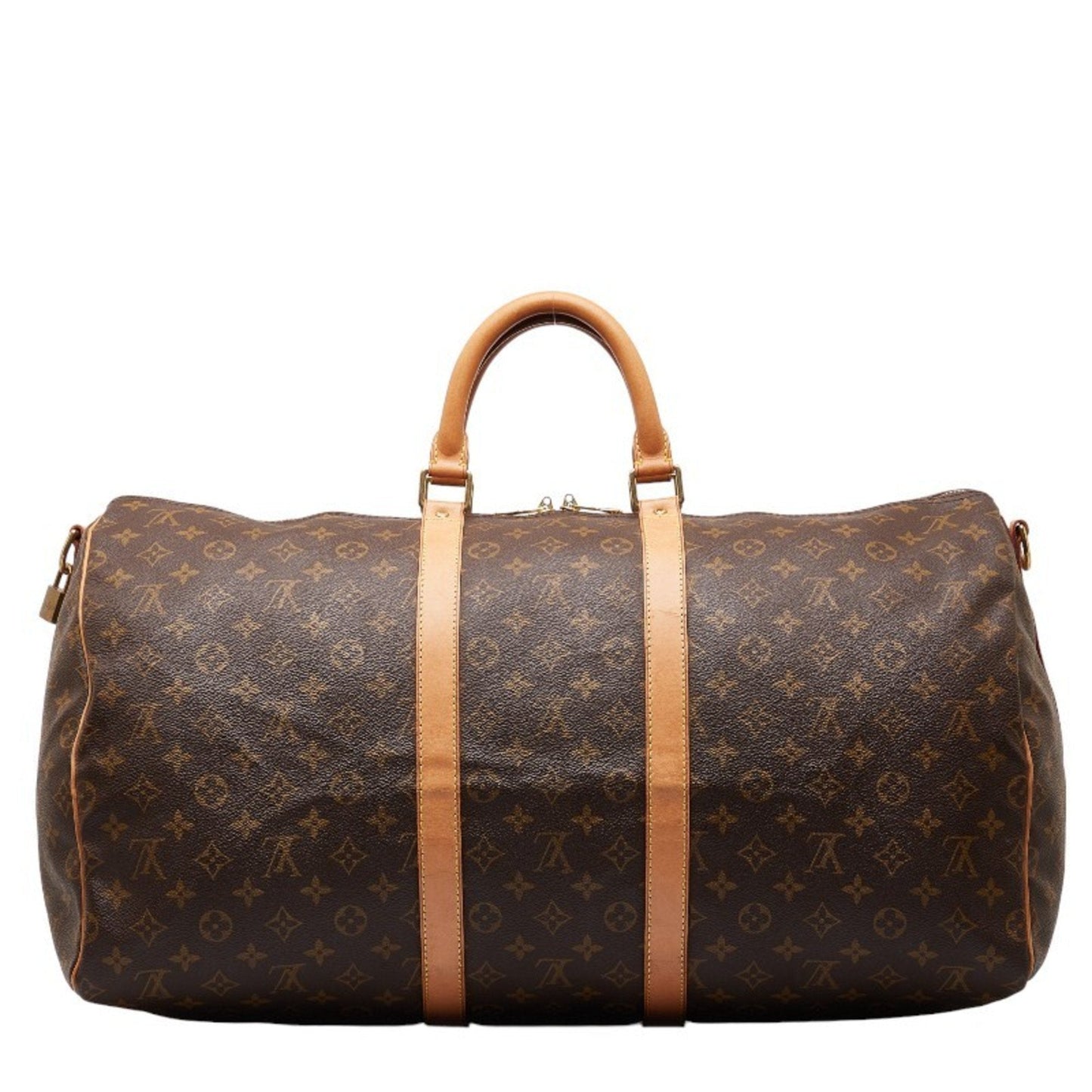 Louis Vuitton Keepall Bandoulière 55  Canvas Travel Bag ()