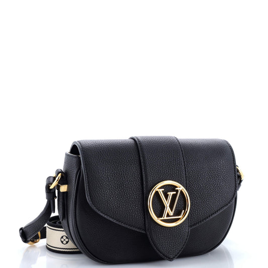 LV Pont 9 Soft Bag Leather MM