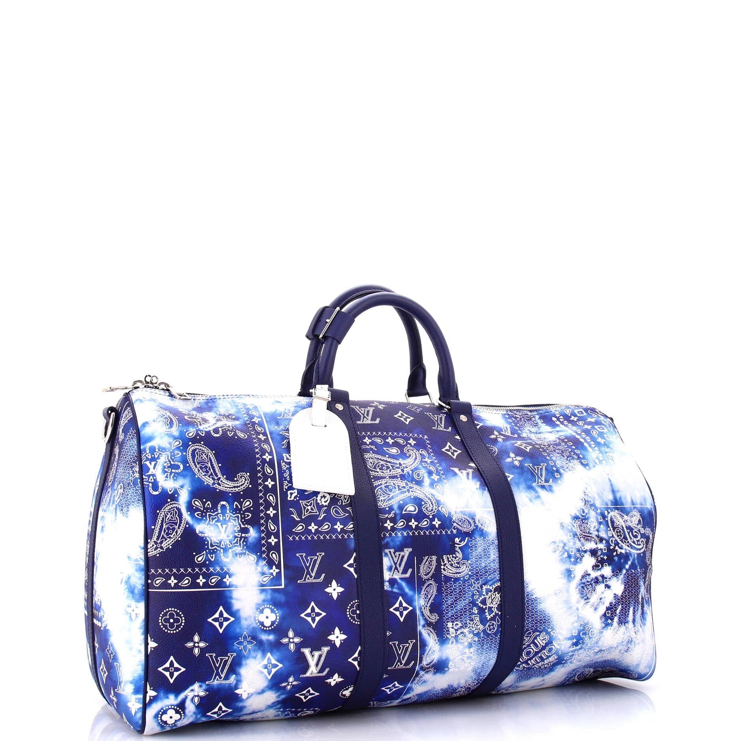 Keepall Bandouliere Bag Limited Edition Monogram Bandana Leather 50