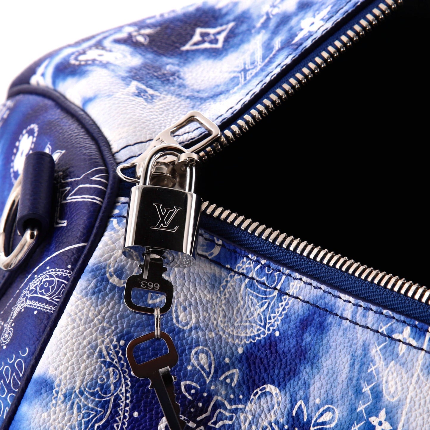Keepall Bandouliere Bag Limited Edition Monogram Bandana Leather 50