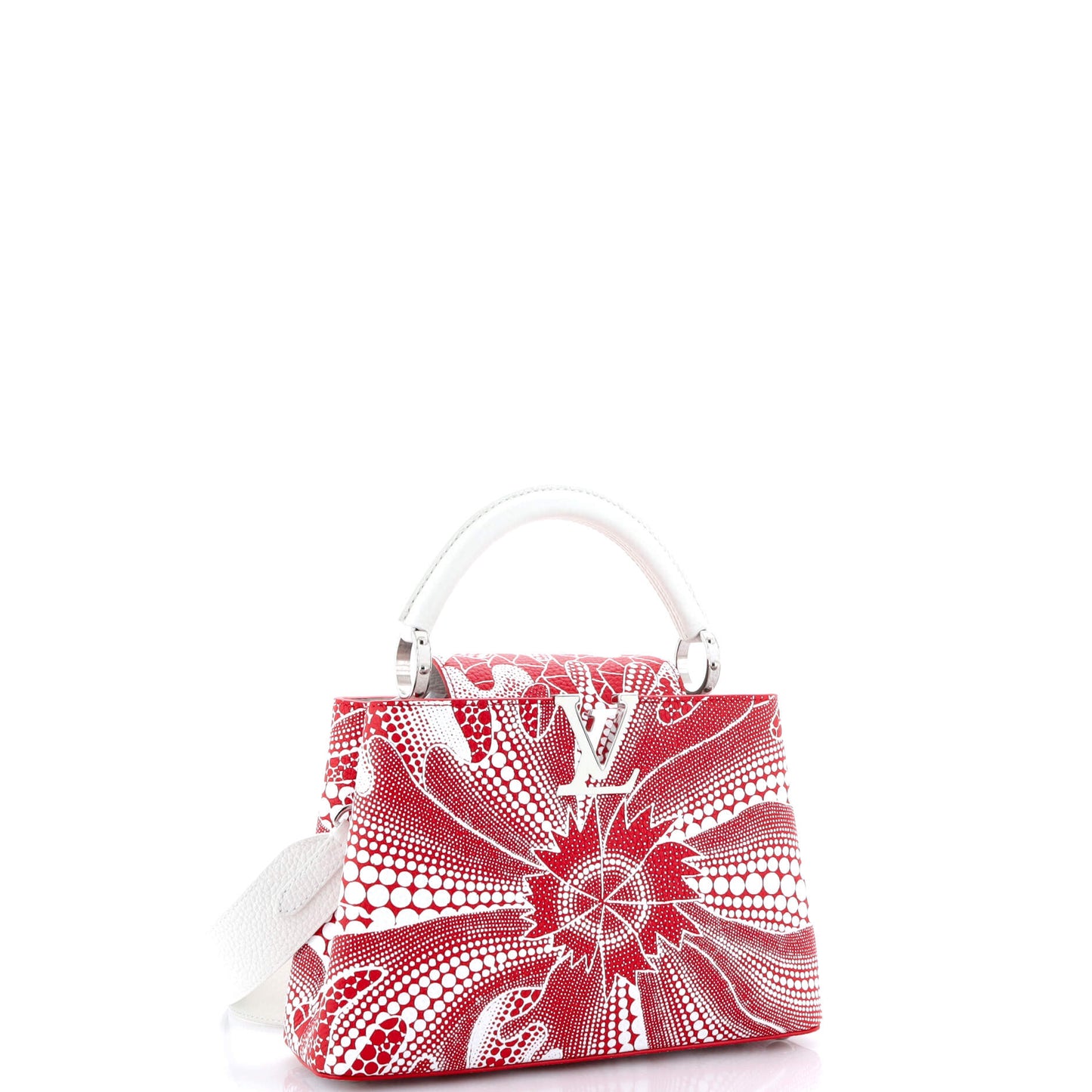 Capucines Bag Yayoi Kusama Flower Infinity Dots Taurillon Leather BB