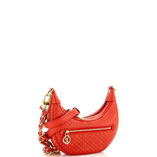 Loop Handbag Nanogram Embossed Leather