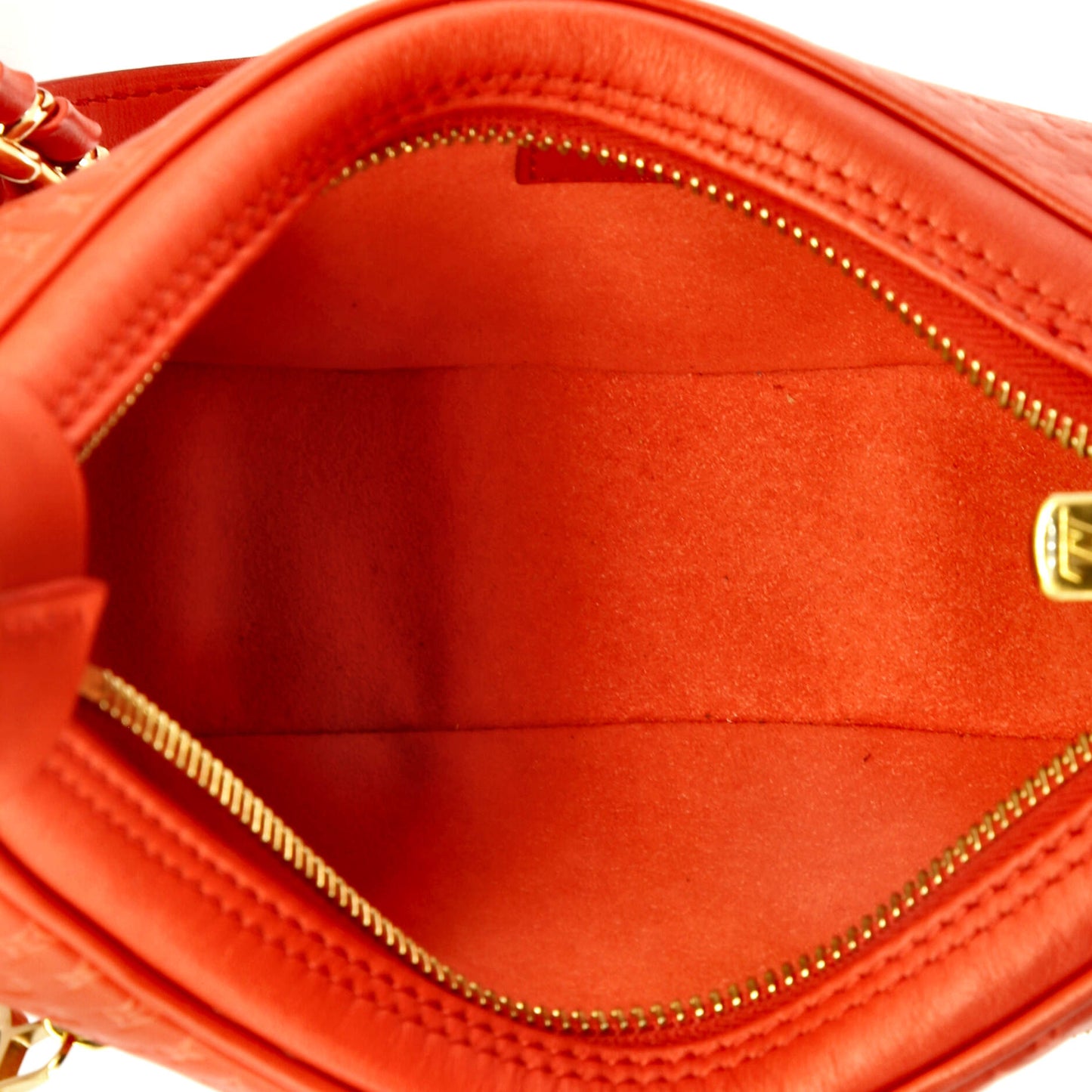 Loop Handbag Nanogram Embossed Leather