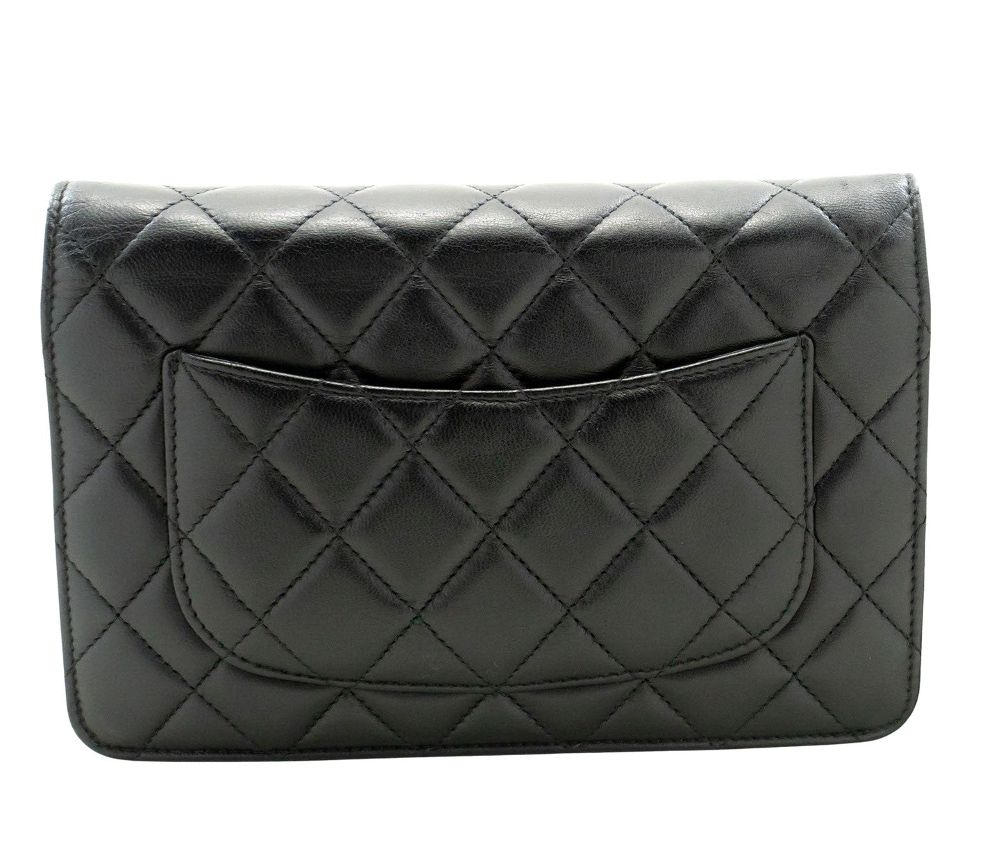 Chanel Black Leather Shoulder Bag ()