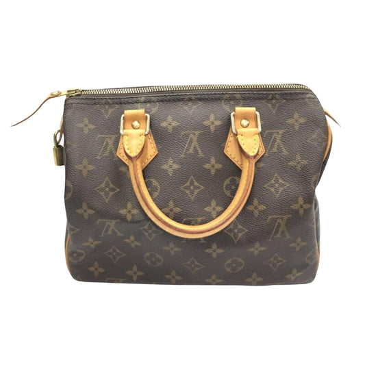 Louis Vuitton Speedy 25  Canvas Handbag ()
