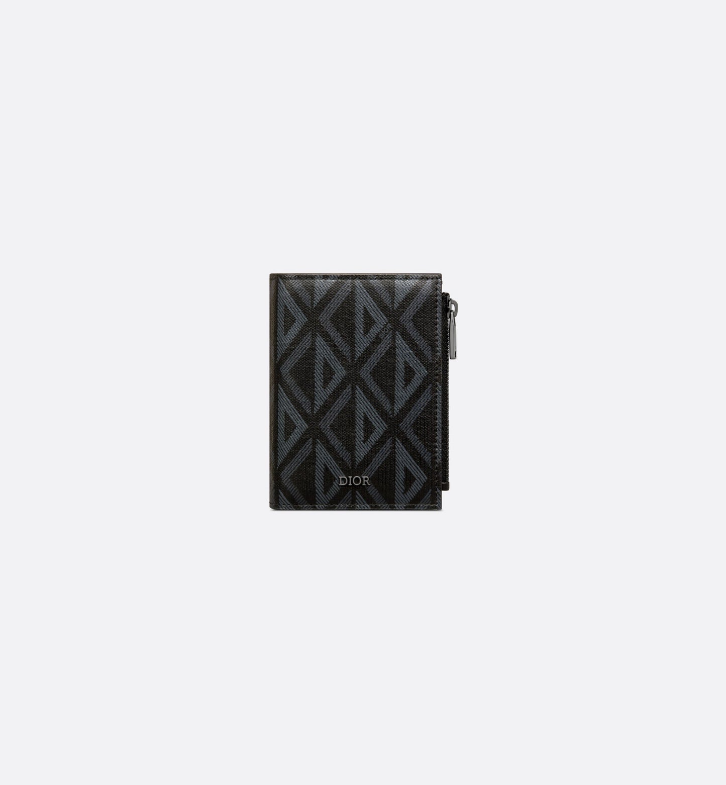 Vertical Compact Card Holder • Black CD Diamond Canvas