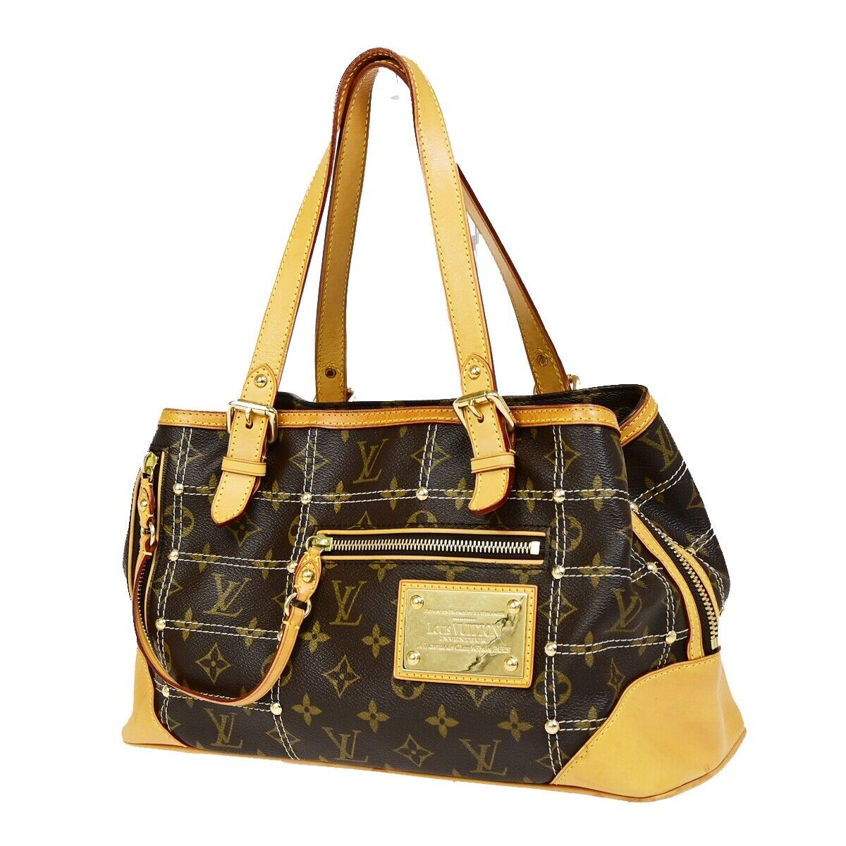 Louis Vuitton Rivets  Canvas Shoulder Bag ()