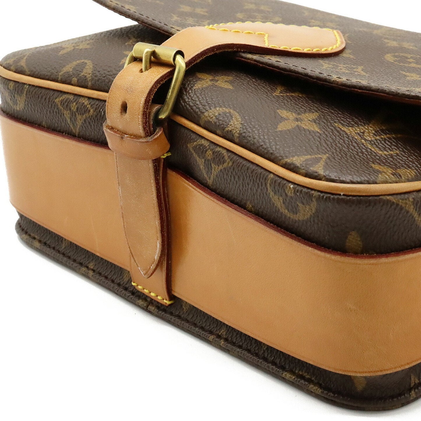 Louis Vuitton Cartouchière  Canvas Shoulder Bag ()