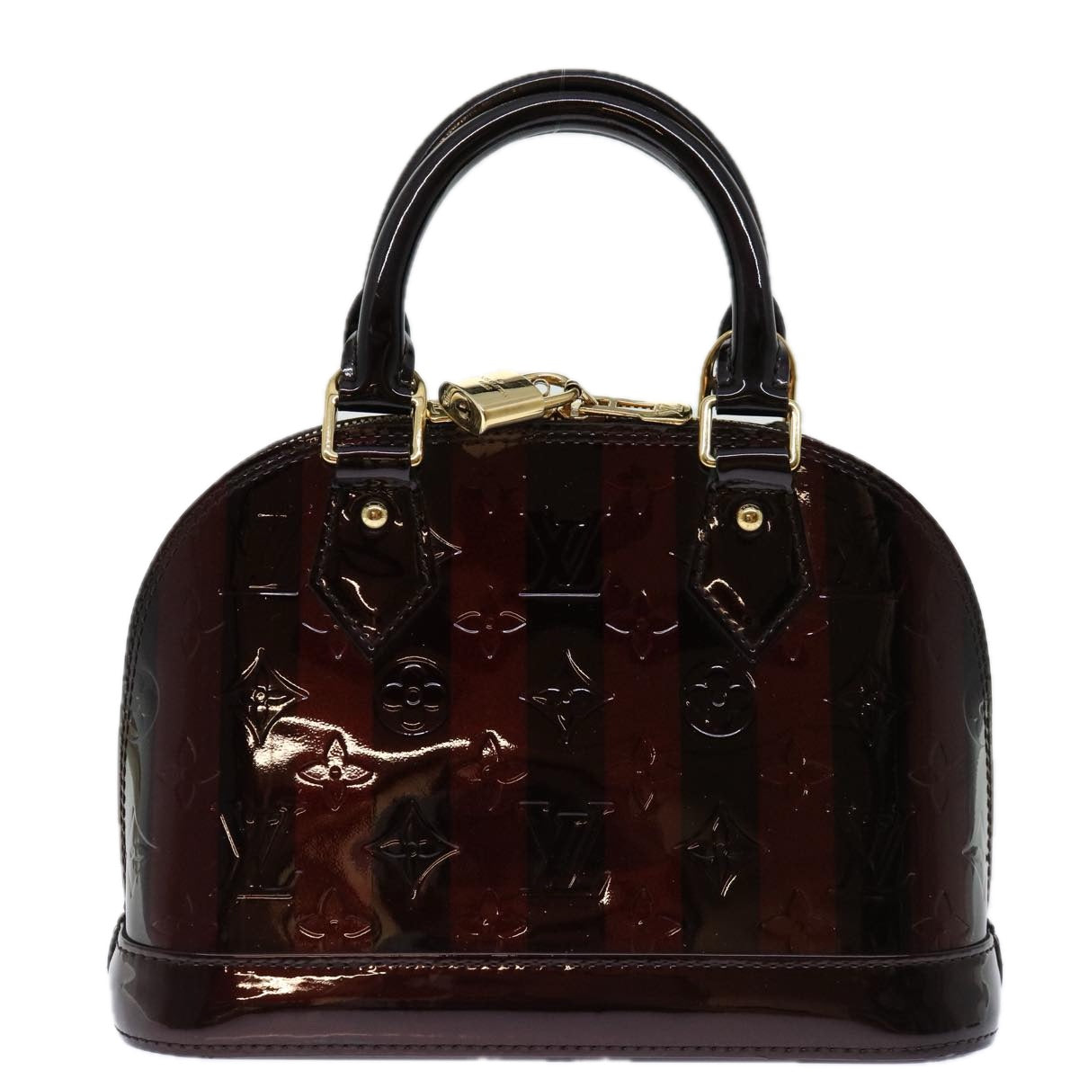 Louis Vuitton Alma  Patent Leather Handbag ()