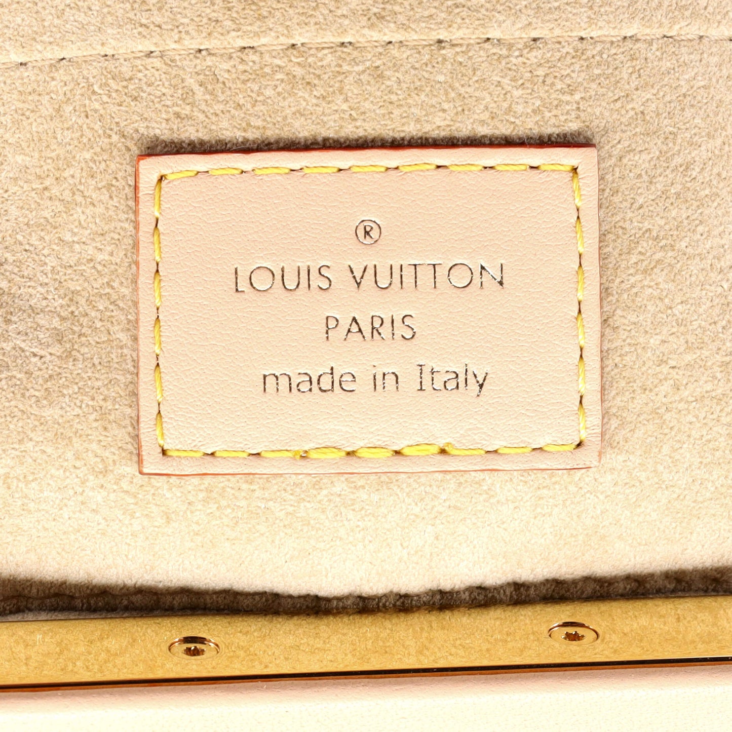 Monogram Top Handle Frame Clutch Monogram Canvas