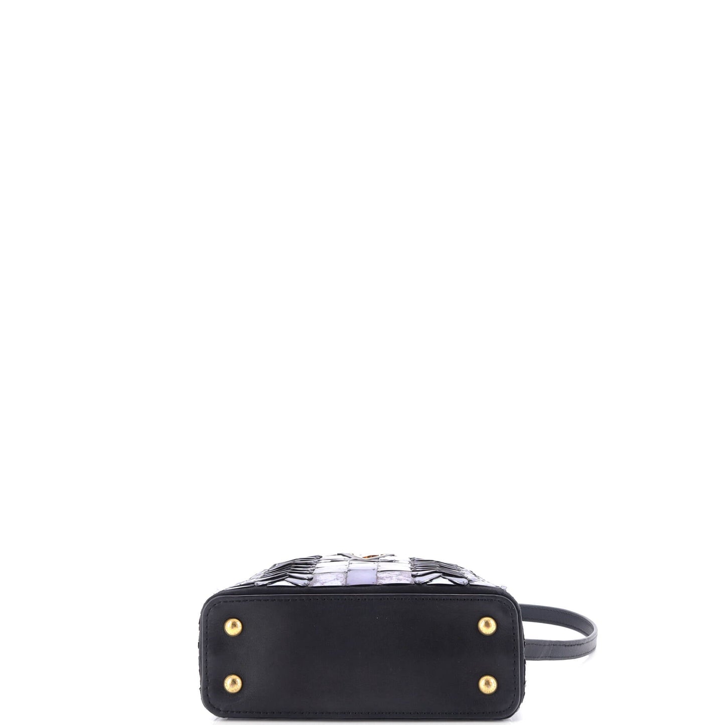 Capucines Bag Patchwork Sequin Embellished Satin Mini