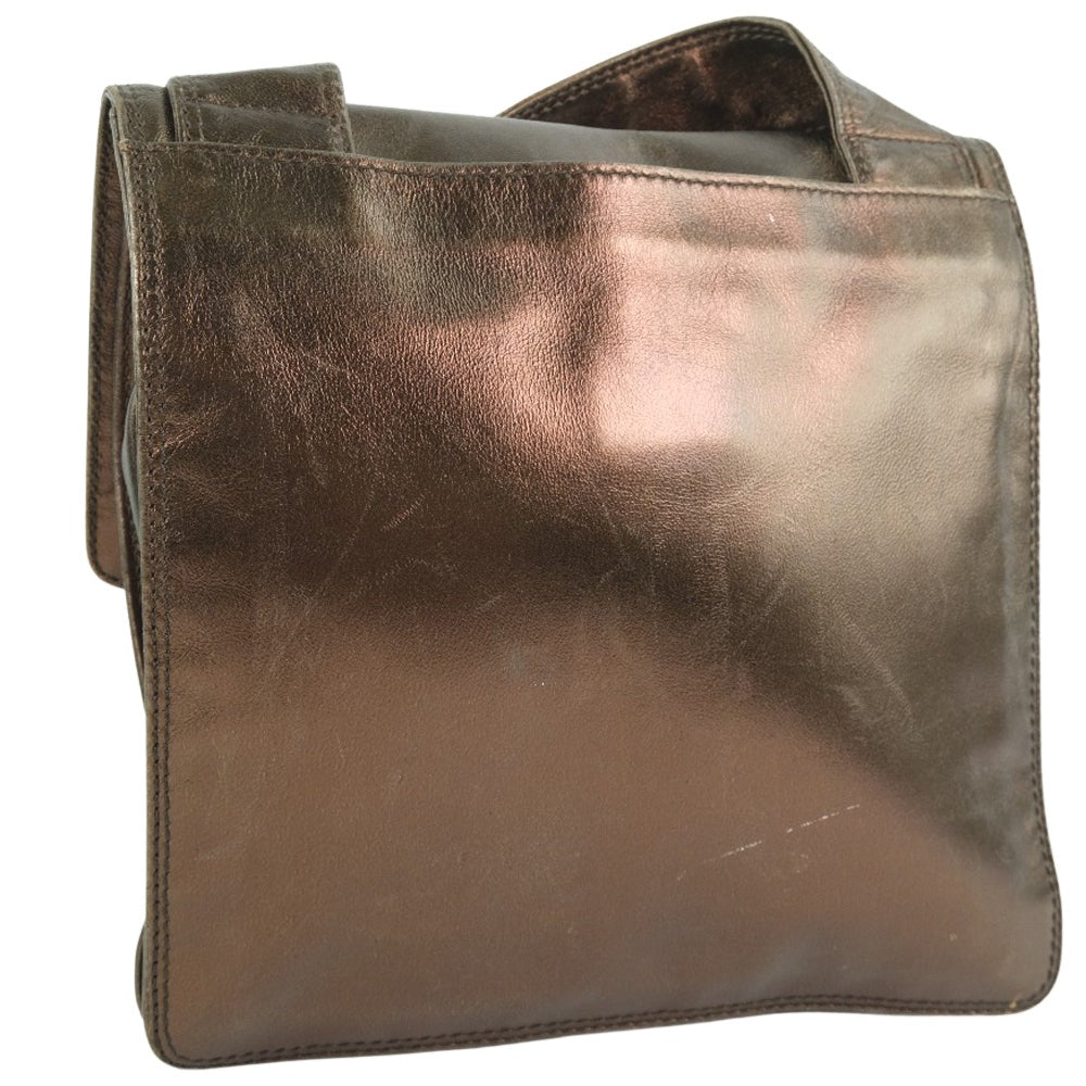 Chanel Brown Leather Shoulder Bag ()