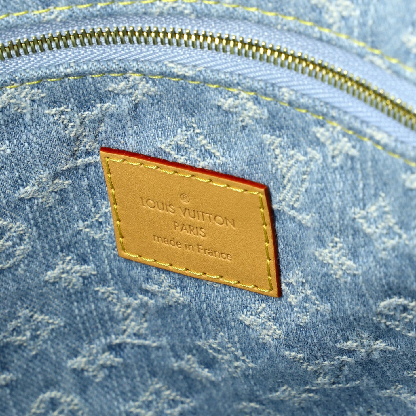 Let Go Tote Monogram Denim PM