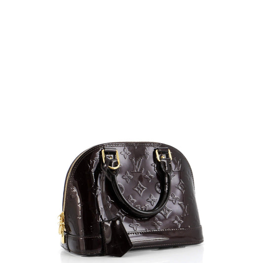 Alma Handbag Monogram Vernis BB
