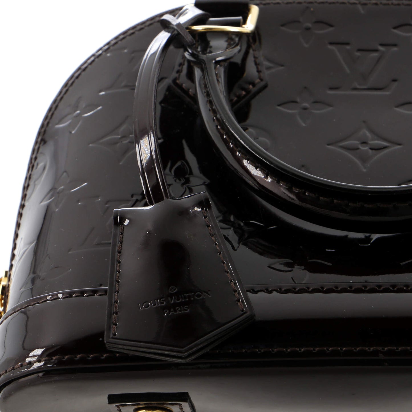 Alma Handbag Monogram Vernis BB