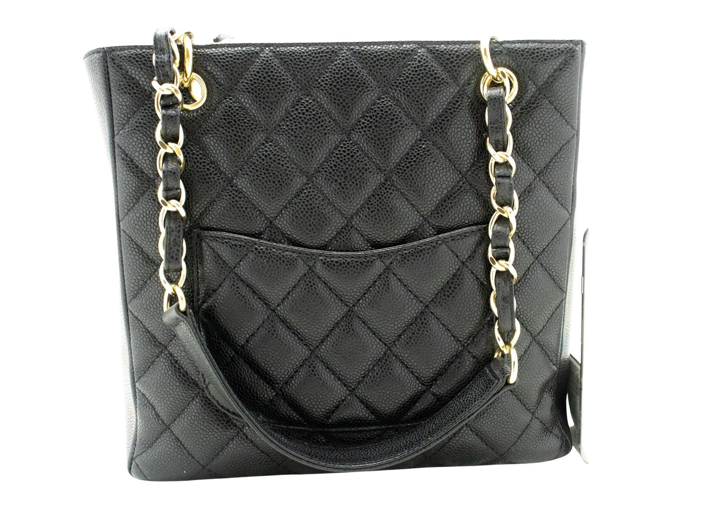 Chanel Black Leather Shoulder Bag ()