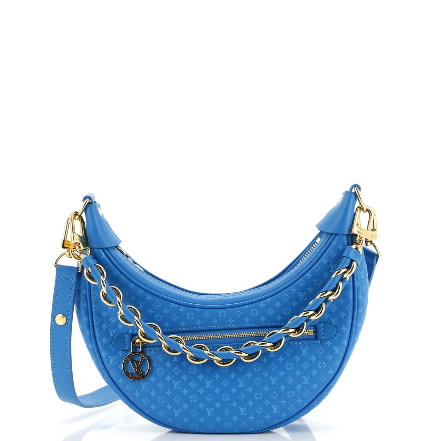 Loop Handbag Nanogram Embossed Leather