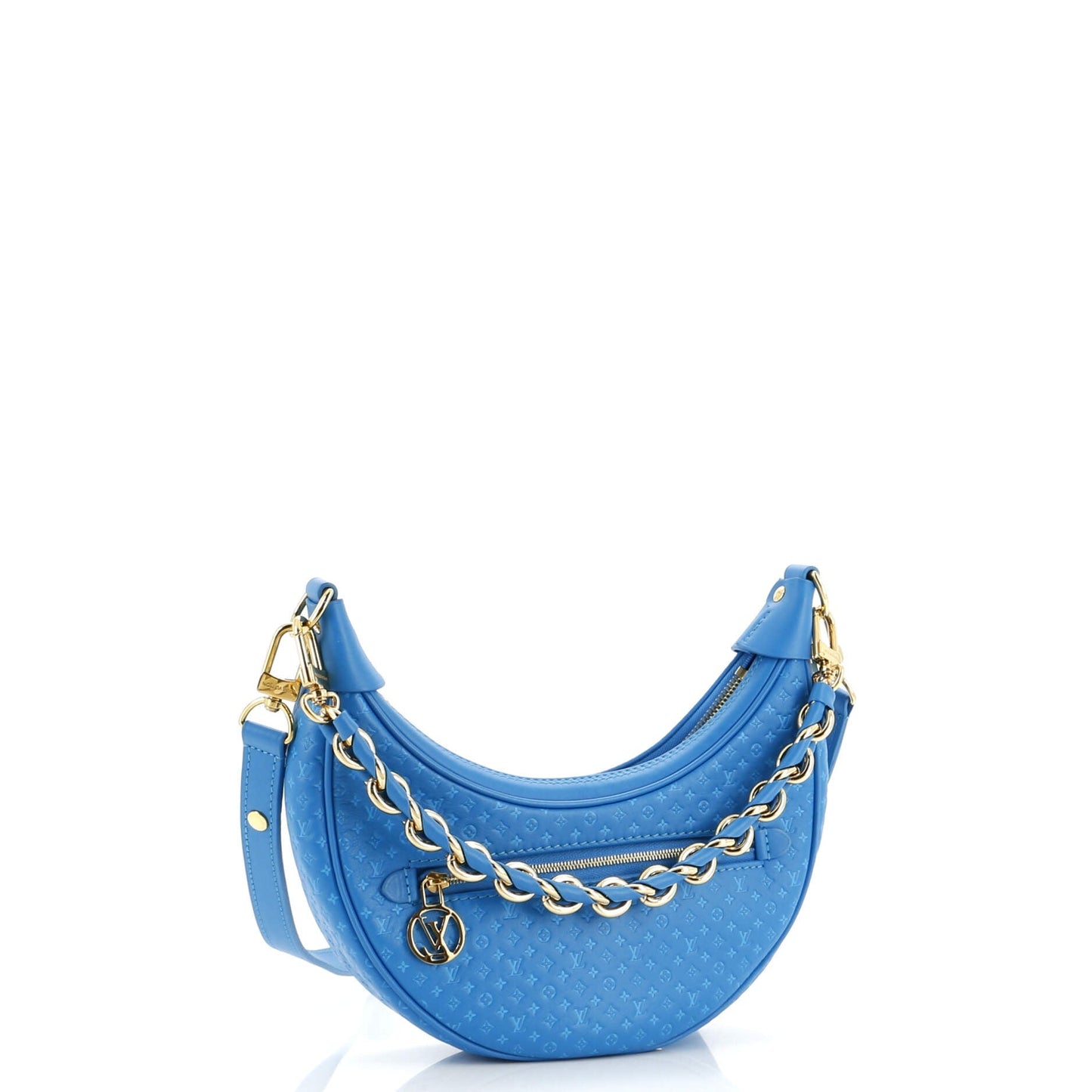Loop Handbag Nanogram Embossed Leather