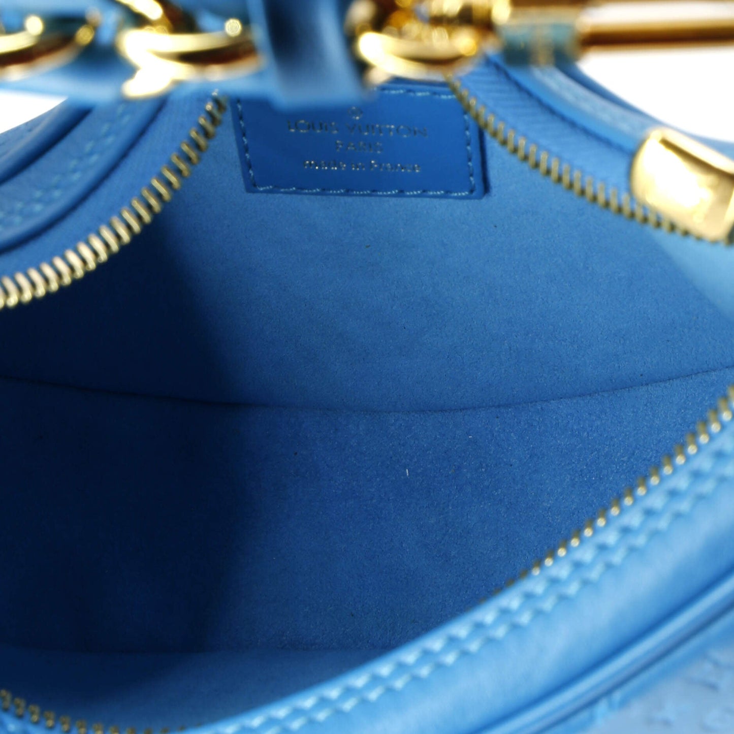 Loop Handbag Nanogram Embossed Leather