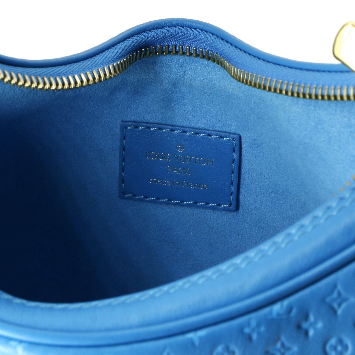 Loop Handbag Nanogram Embossed Leather