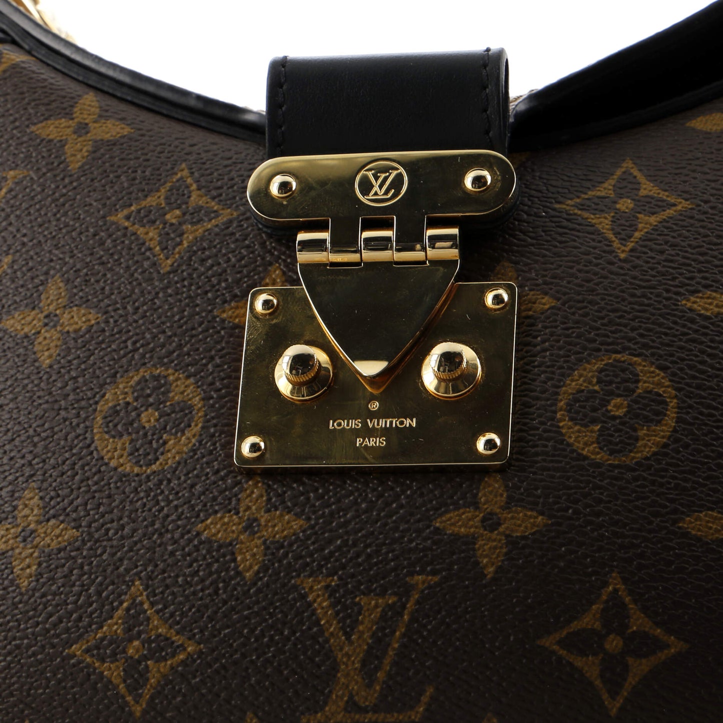 LV Twinny Handbag Monogram Canvas and Reverse Monogram Canvas with Leather