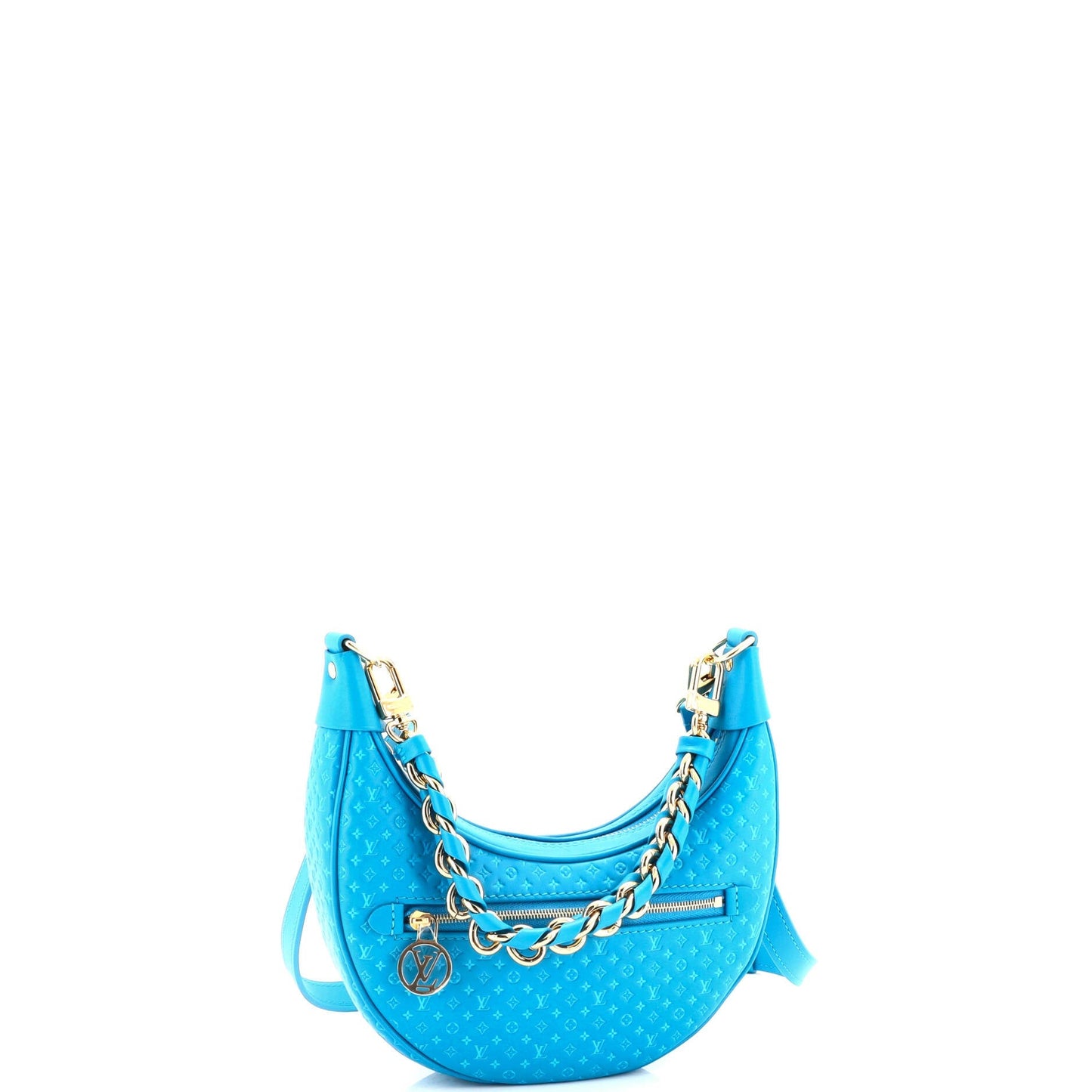 Loop Handbag Nanogram Embossed Leather