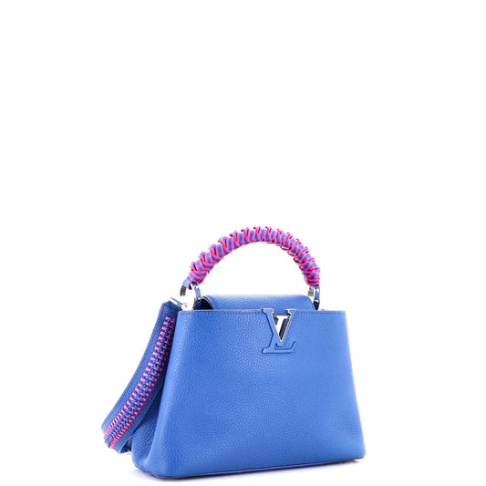 Braided Handle Capucines Bag Leather PM