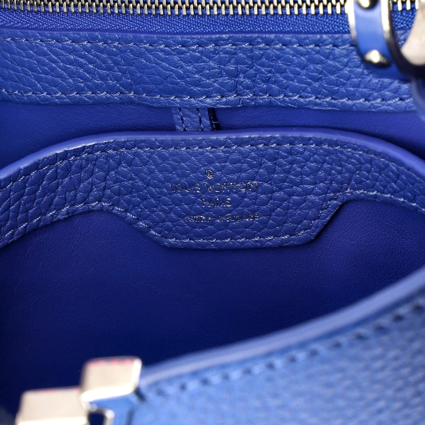 Braided Handle Capucines Bag Leather PM