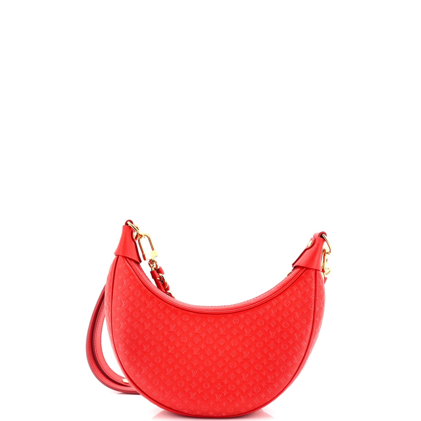 Loop Handbag Nanogram Embossed Leather