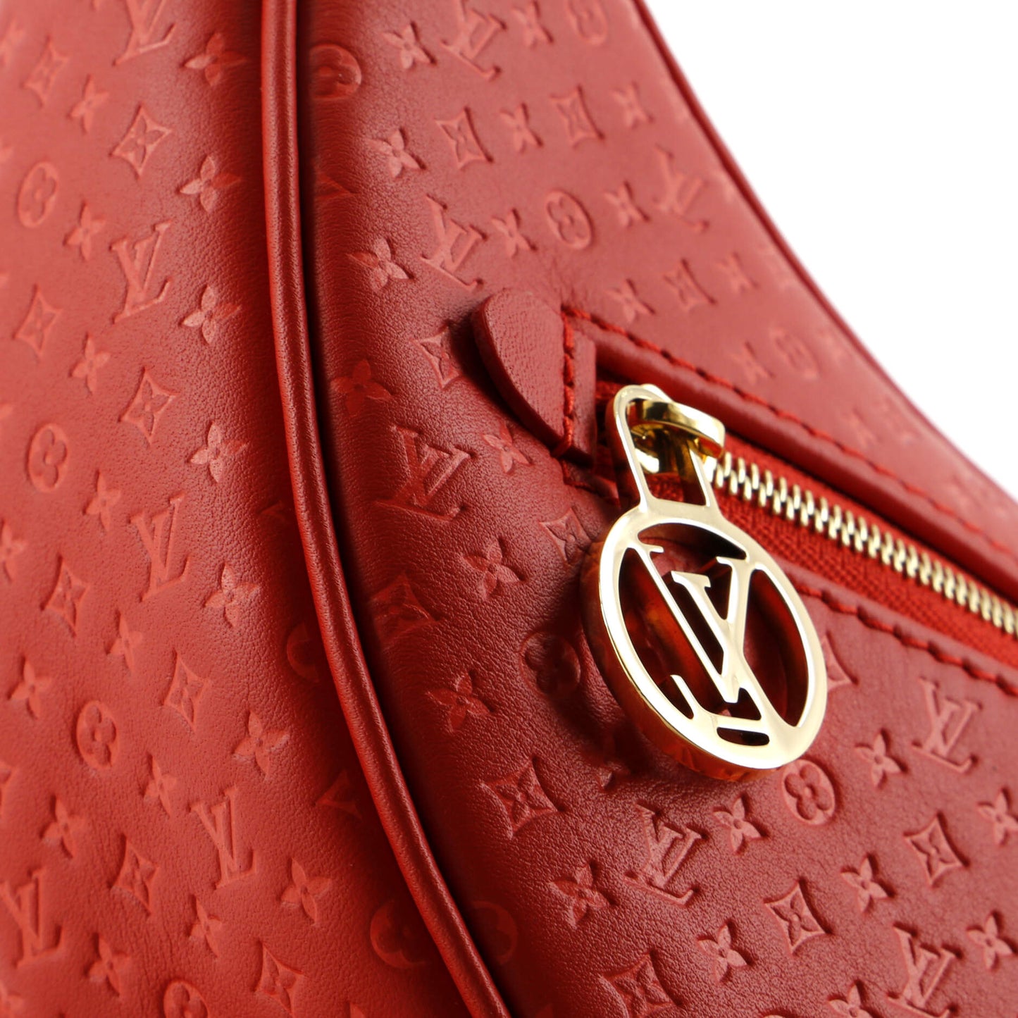 Loop Handbag Nanogram Embossed Leather