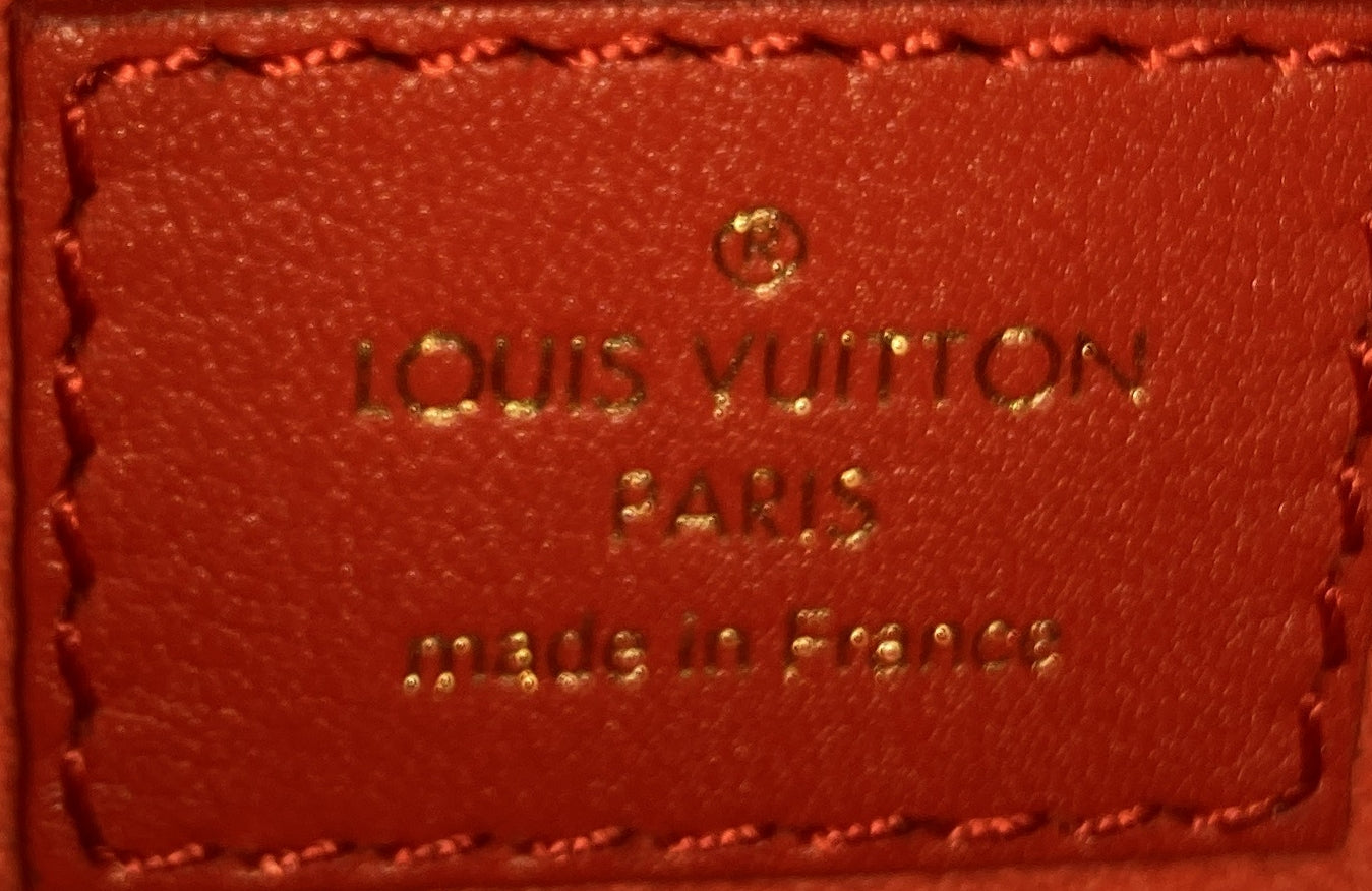 Loop Handbag Nanogram Embossed Leather