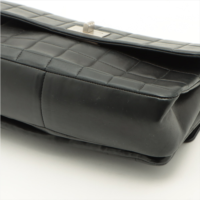 Chanel Brown Canvas 2.55 shoulder bag