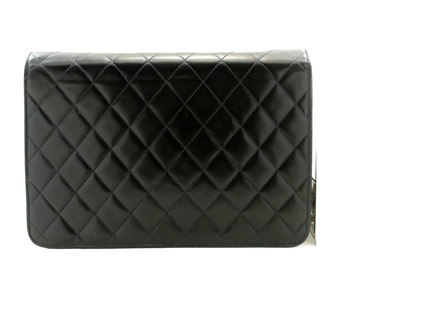 Chanel Black Leather Shoulder Bag ()