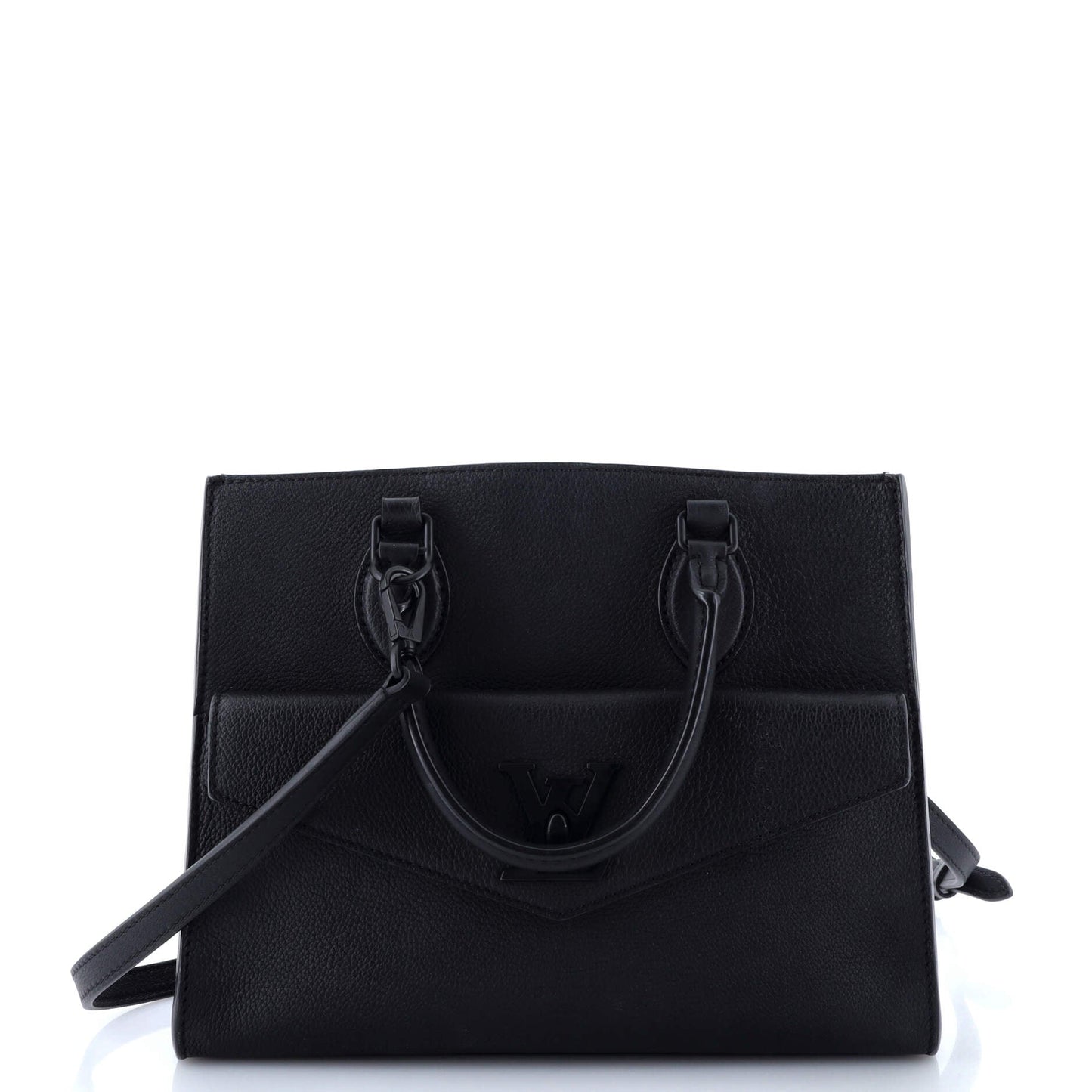 Lockme Monochrome Tote Leather PM