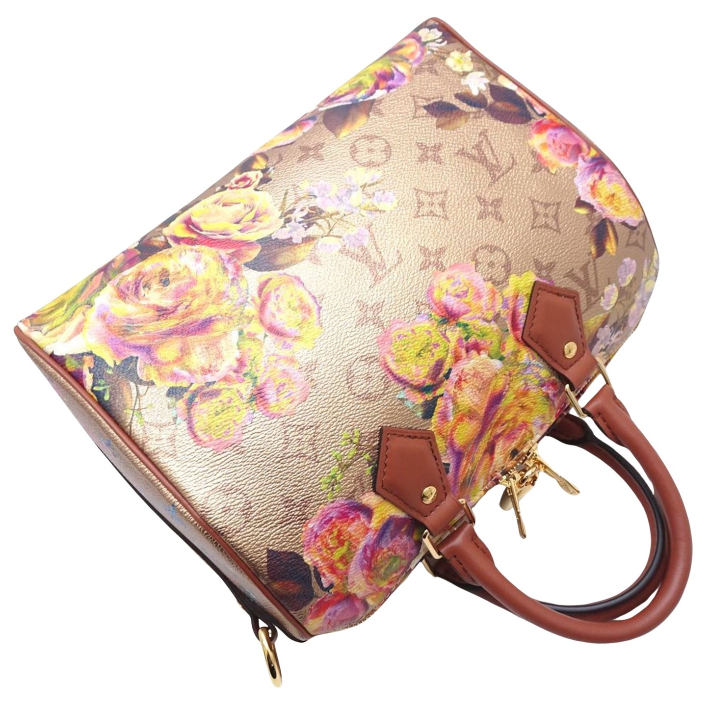 Louis Vuitton Speedy Bandoulière 25  Canvas Handbag ()