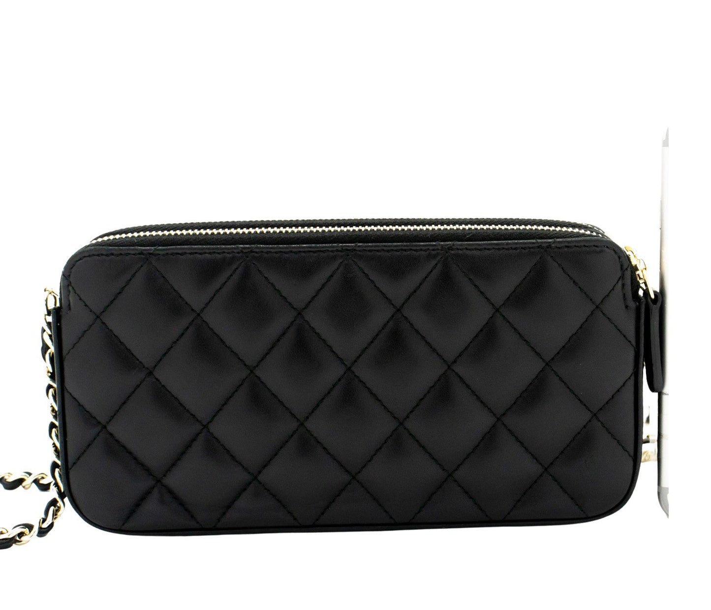 Chanel Wallet On Chain Black Leather Wallet  ()