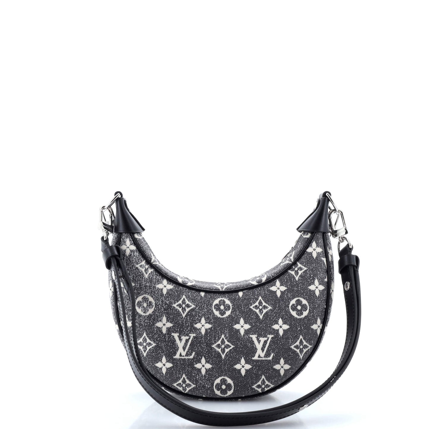 Loop Handbag Monogram Jacquard Denim