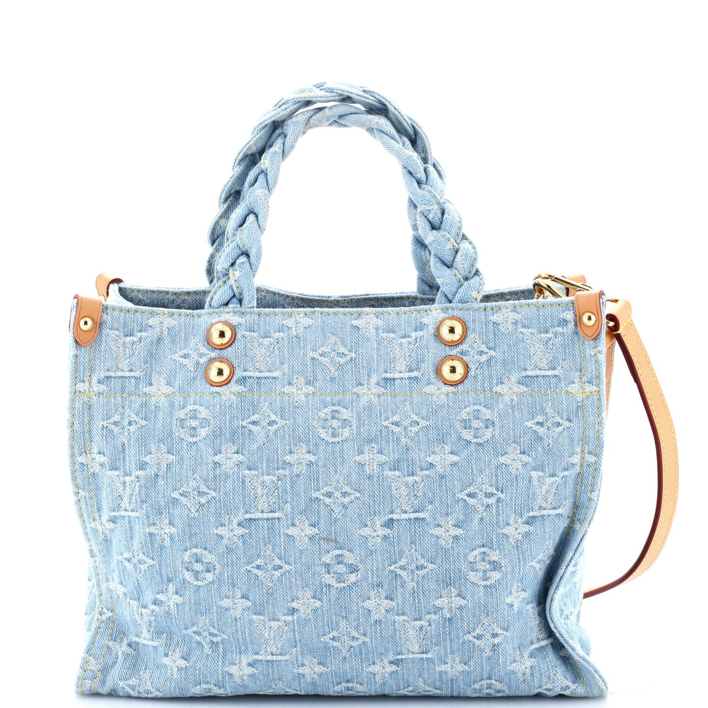 Let Go Tote Monogram Denim PM