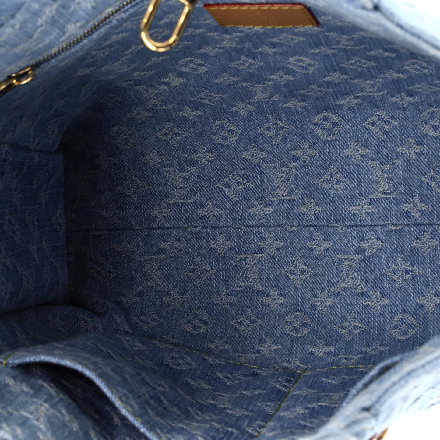 Let Go Tote Monogram Denim PM