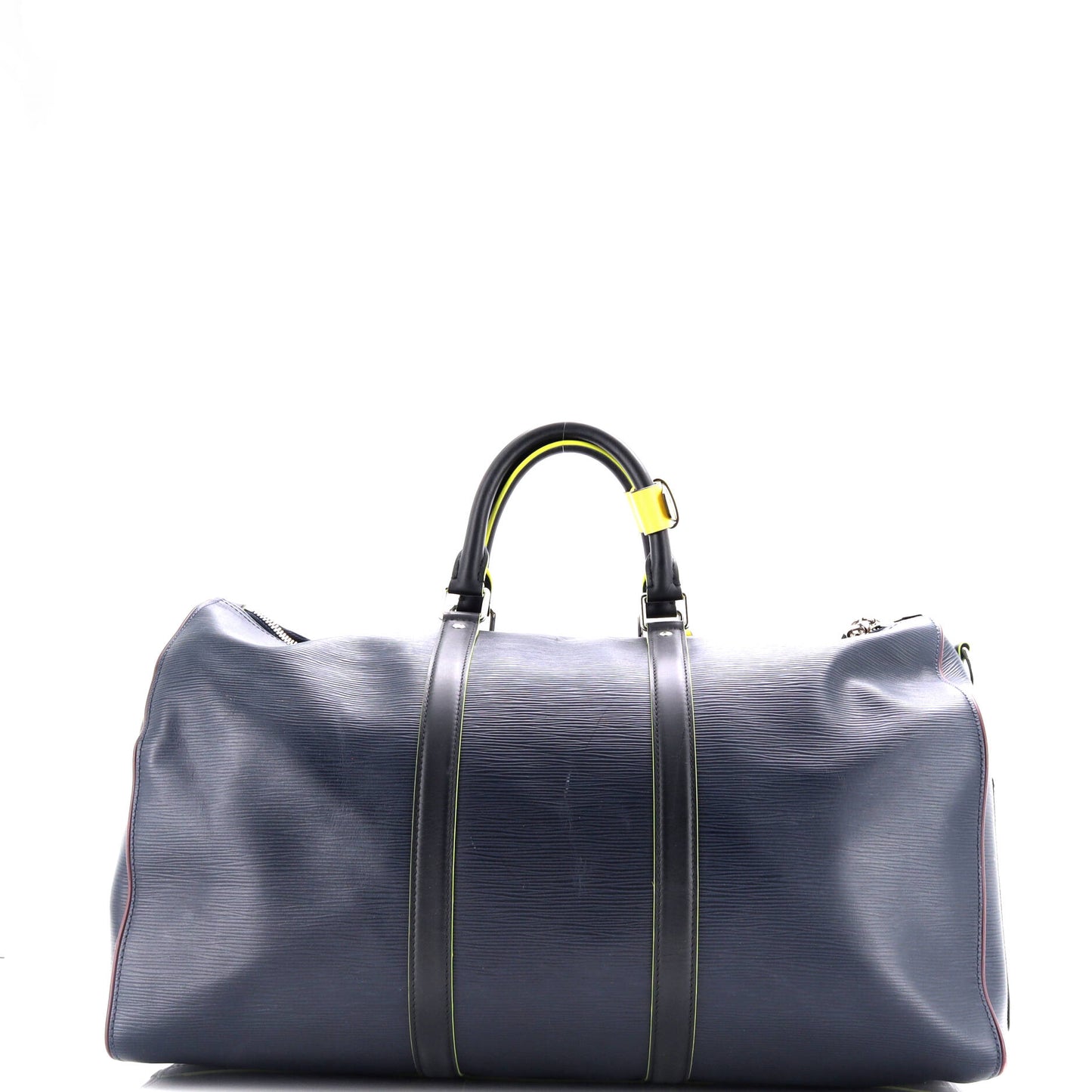 Keepall Bandouliere Bag Epi Leather with Damier Graphite 50