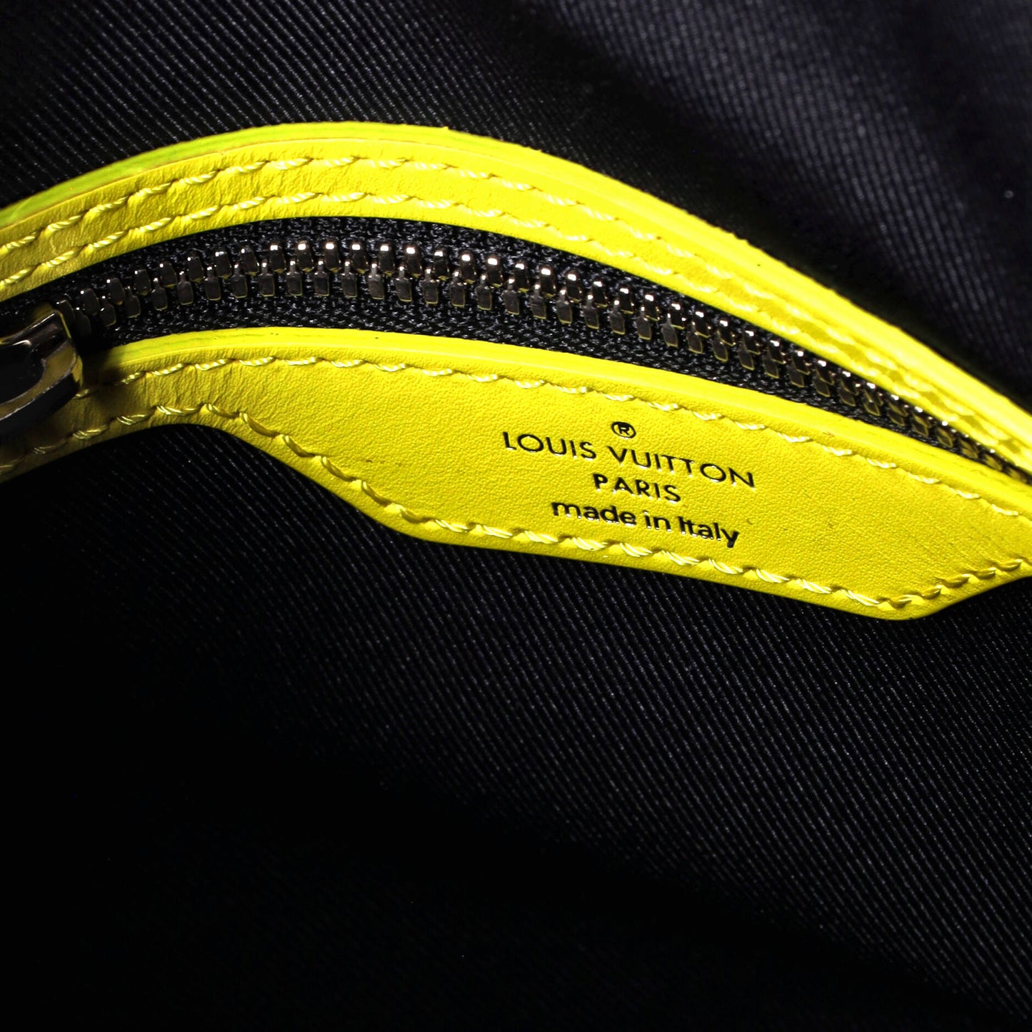 Keepall Bandouliere Bag Epi Leather with Damier Graphite 50