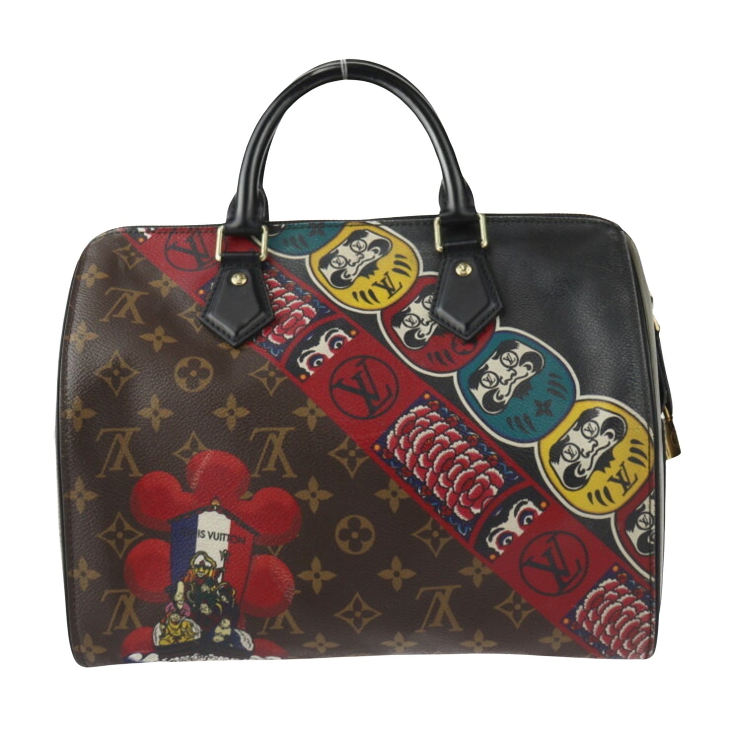 Louis Vuitton Speedy 30  Canvas Handbag ()