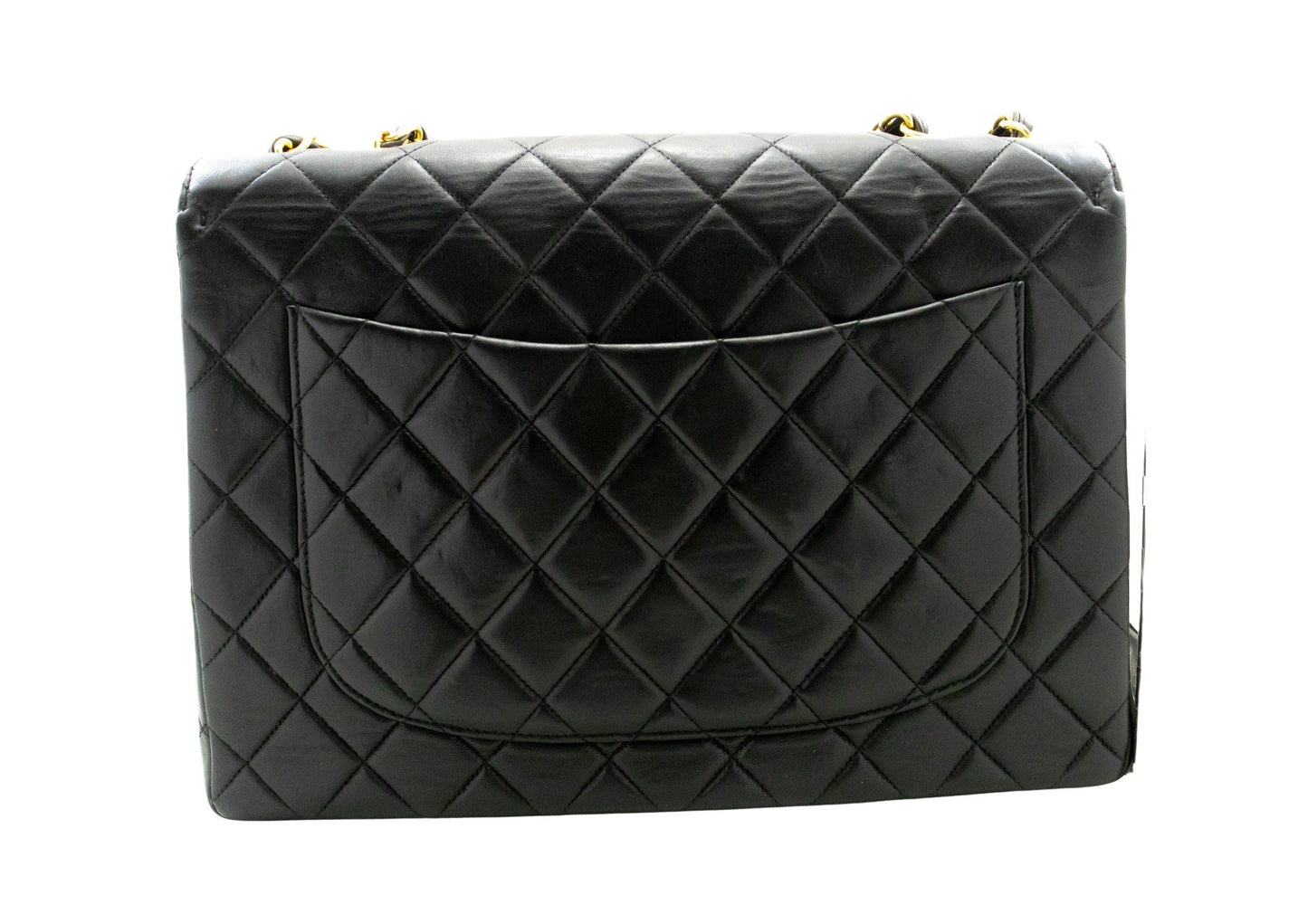 Chanel Black Leather Shoulder Bag ()