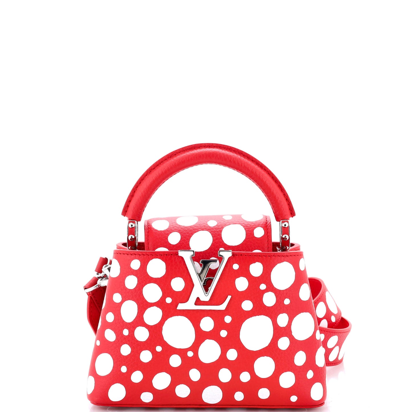 Capucines Bag Yayoi Kusama Infinity Dots Taurillon Leather Mini